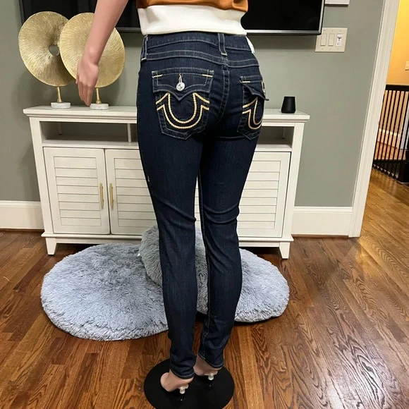 AUTHENTIC TRUE RELIGION Skinny Jeans. Size 29. Inseam 40.5. New! - Picture 6 of 11